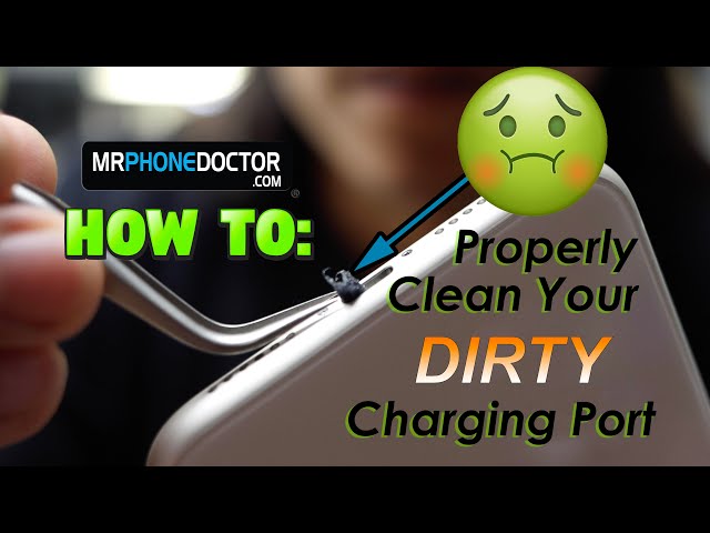Phone Not Charging? Properly Clean Your iPhone or Samsung Charge Port
