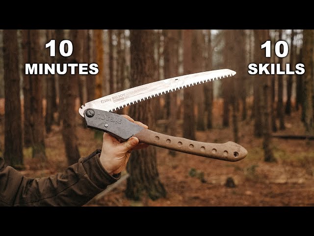 10 Bushcraft Saw Skills in 10 Minutes