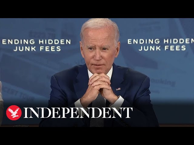 Joe Biden announces agreement on 'junk fee' with booking companies