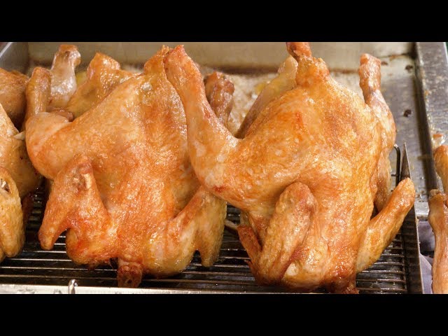 $3 Korean fried chicken | Chicken gizzard | Old Korean chicken | Korean Street Food | 4K
