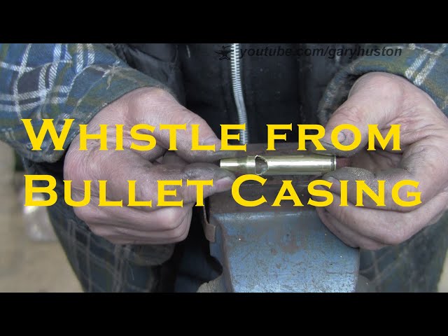 Bullet case whistle