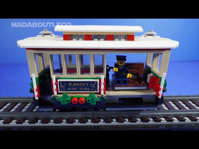 LEGO Tram and Train Crash.