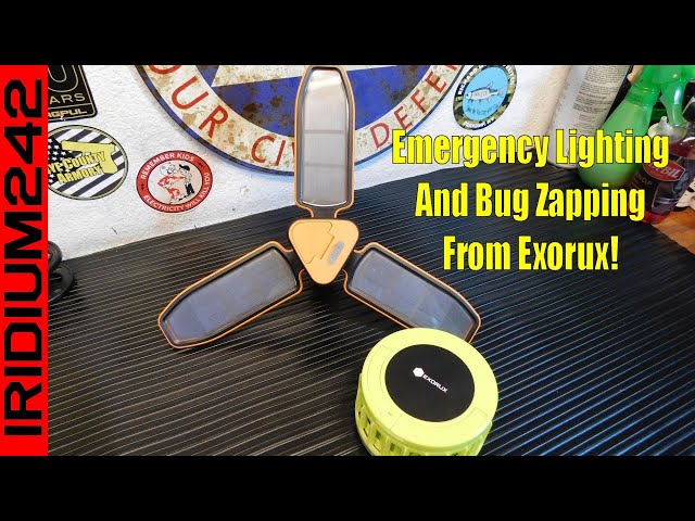 Emergency Lighting and Bug Zapping Power From EXORUX!