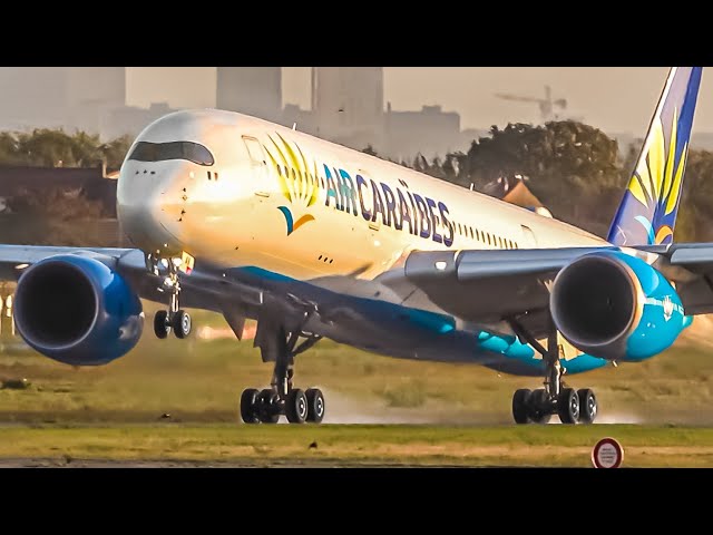35 LANDINGS and TAKEOFFS in 20 MINUTES | Paris Orly Airport Plane Spotting