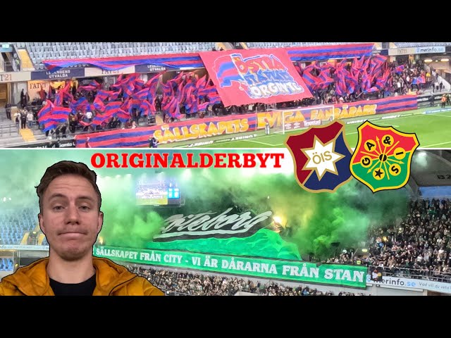 Flares On The Pitch At ORIGINALDERBYT In Göteborg • ÖRGRYTE IS - GAIS Matchday Documentary