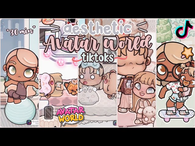 🌷30 minutes of Aesthetic Avatar World #2 (routines, roleplay, cooking etc.)| Avatar World TikToks