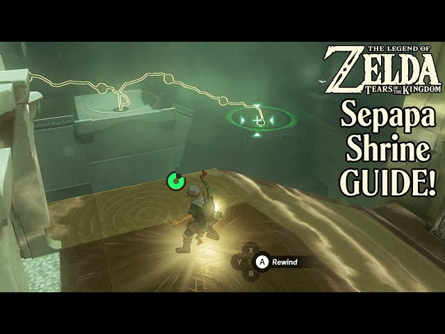 Zelda Tears of the Kingdom - Sepapa Shrine Guide - Solution with Chest