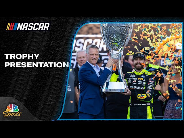 NASCAR Cup Series TROPHY PRESENTATION: Championship Race | 11/5/23 | Motorsports on NBC