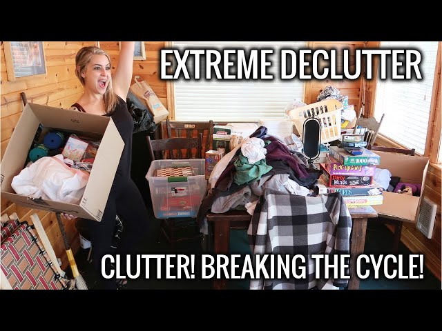 EXTREME DECLUTTER WITH ME + Organization | Break the Clutter Cycle! Mega Motivation & Transformation