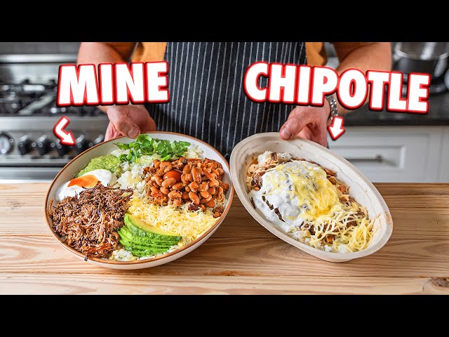 Making The Chipotle Burrito Bowl At Home | But Better