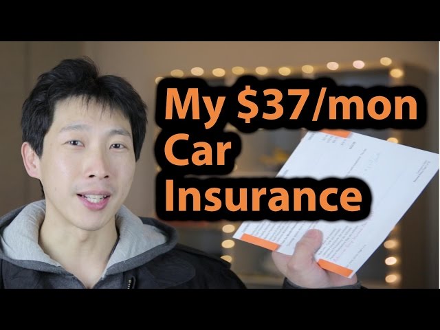 My $37 a Month Car Insurance