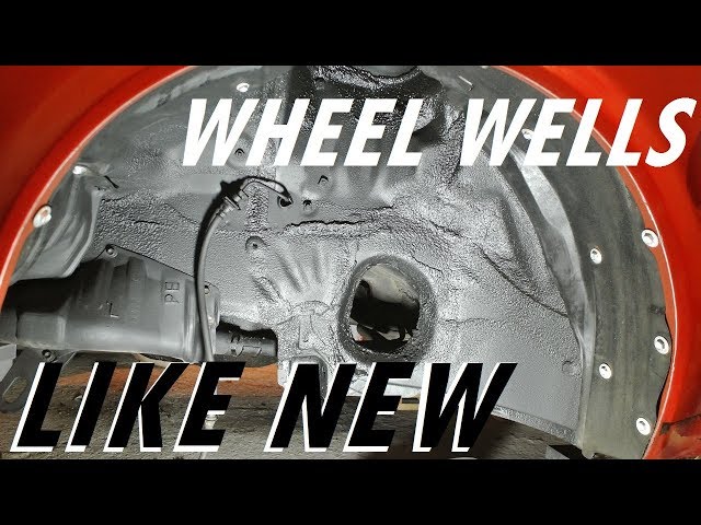 How to clean and restore your wheel wells - suspension episode 7