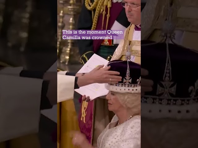 The Moment Camilla is Crowned Queen 👑