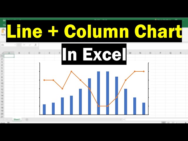 How To Combine A Line And Column Chart In Excel
