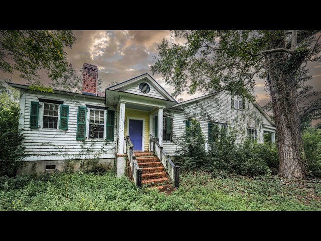 Mysterious ABANDONED Colorful Mansion with a SECRET Door | Family Disappeared