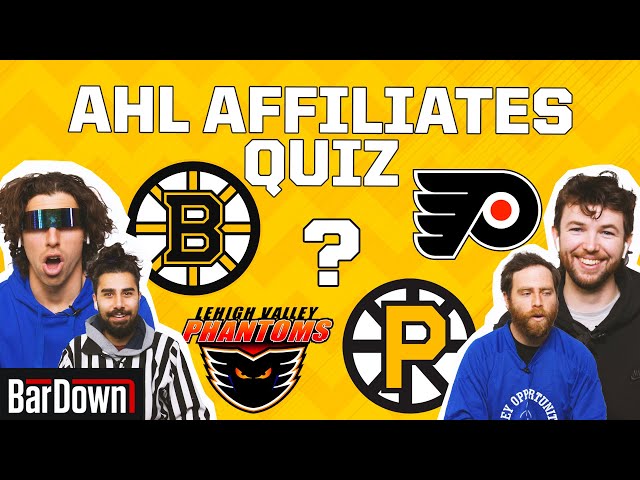 CAN YOU NAME EVERY AHL AFFILIATE?