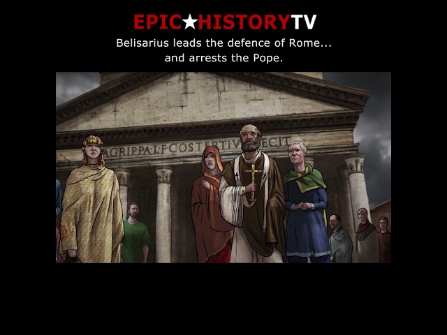 Belisarius arrests the Pope