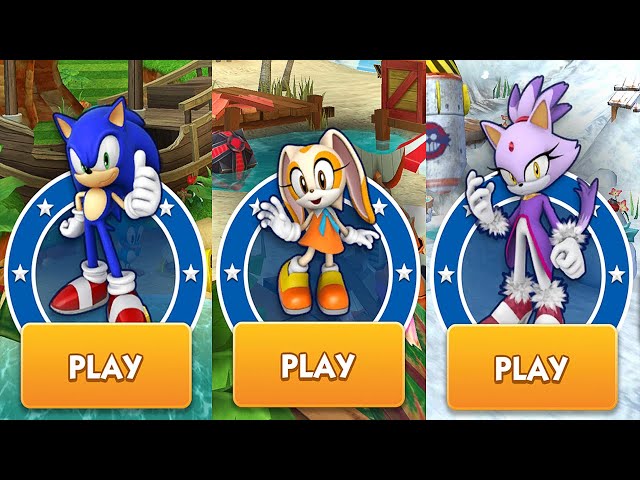 Sonic Dash - Sonic VS Cream VS Blaze Android Gameplay