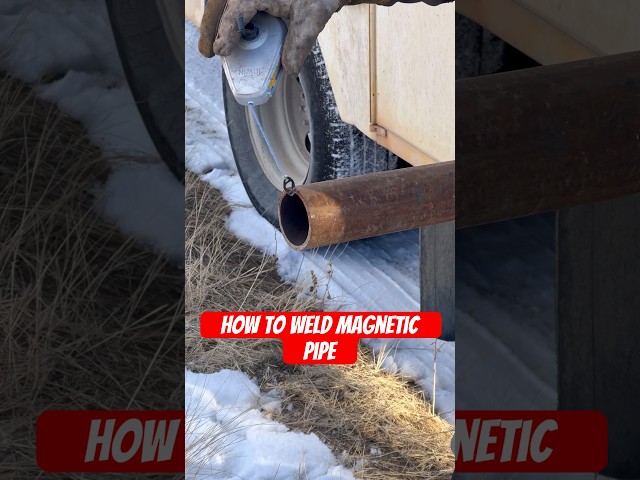 How to weld magnetic pipe and prevent arc blow