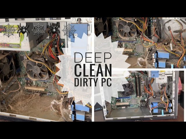Deep Clean the MOST DIRTY PC ever #satisfying | HSC Video