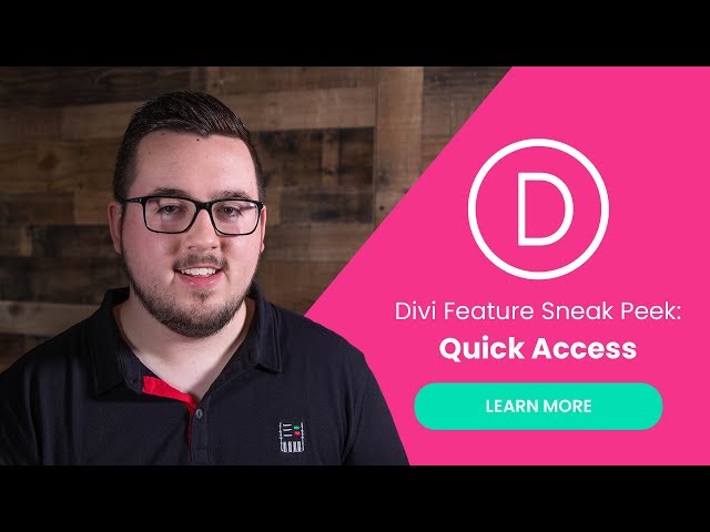 Divi Feature Sneak Peek: Quick Access to Design Element Settings