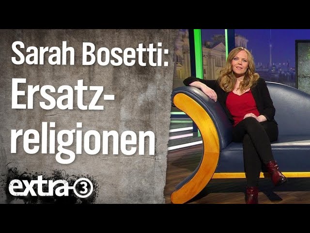 Das Wort zum Donnerstag  mit Sarah Bosetti: Ersatzreligionen | extra 3 | NDR
