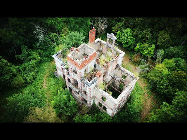 One man unearths this chateau ruin from overgrown forest | full video