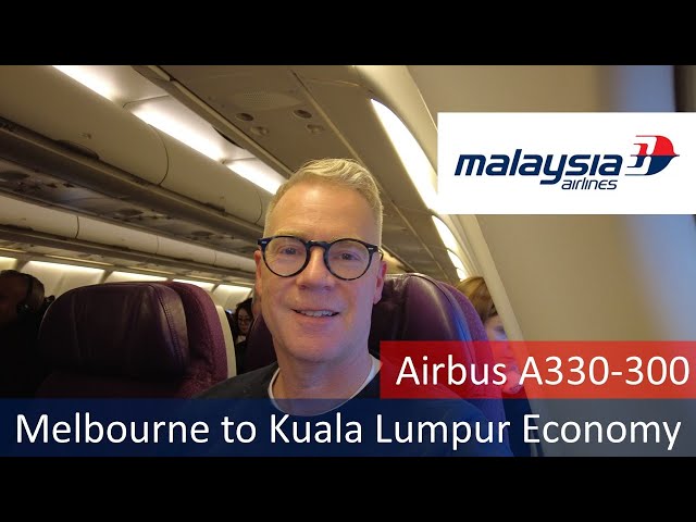 Full Service Economy (almost) : Malaysia Airlines : A330-300 : Melbourne to Kuala Lumpur