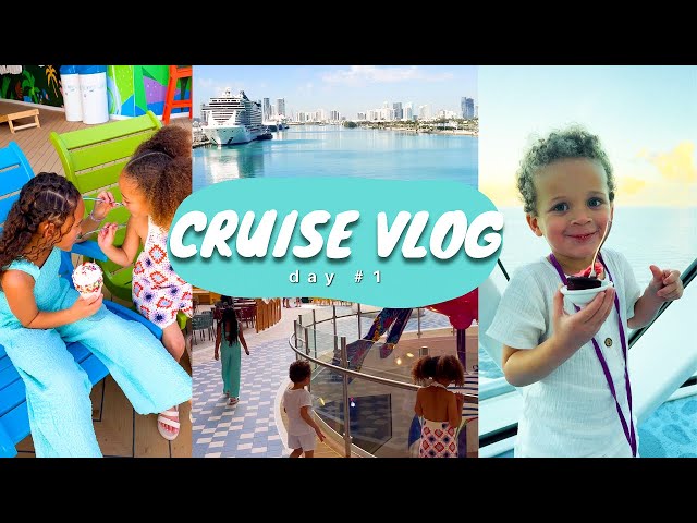 Day 1 on the Worlds LARGEST Cruise Ship!!  ⛵🤯 #Cruise #FamilyVacation #iconoftheseas