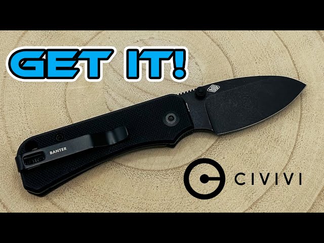 CIVIVI Baby Banter Review (black) - Little Knife, BIG Performance!