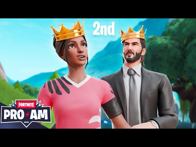 SECOND PLACE IN THE FORTNITE PRO-AM ( VLOG SOON?? )