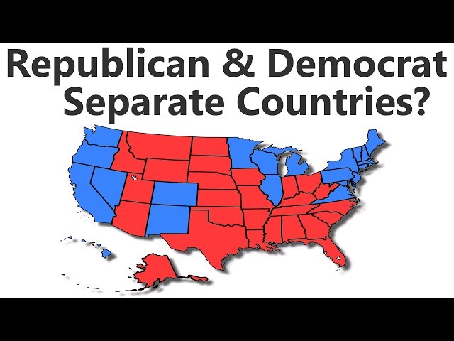 What If Republican and Democrat States Were Separate Countries?