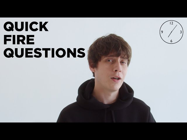Jake Bugg - Quick Fire Questions