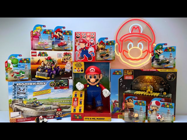 Super Mario Bros Unboxing Review | Nintendo Talking Super Mario | New Bowser Muscle Car | Hot Wheels