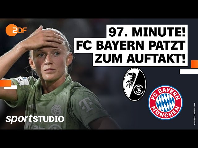 SC Freiburg – FC Bayern München | Frauen-Bundesliga, 1. Spieltag Saison 2023/24 | sportstudio