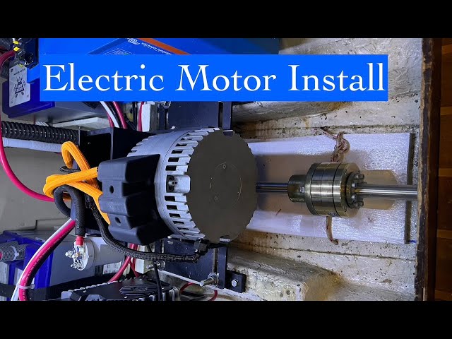 38. How I Install An Electric Motor on my Little Offshore Sailboat!