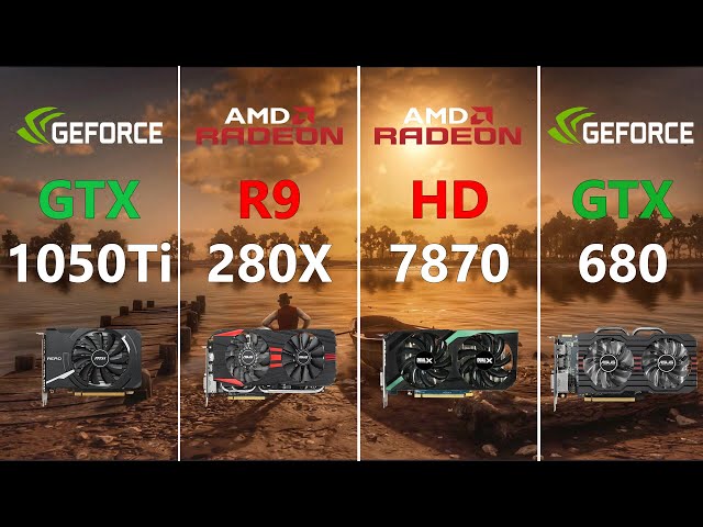 GTX 1050 Ti vs R9 280X vs HD 7870 vs GTX 680 Test in 7 Games