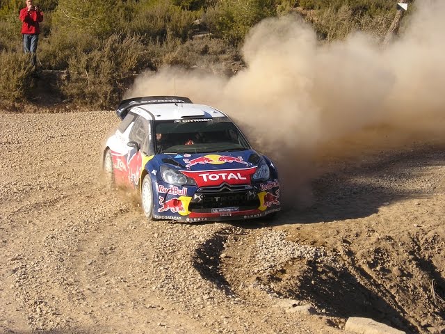 Test Loeb and Neuville with Citroën DS3 WRC