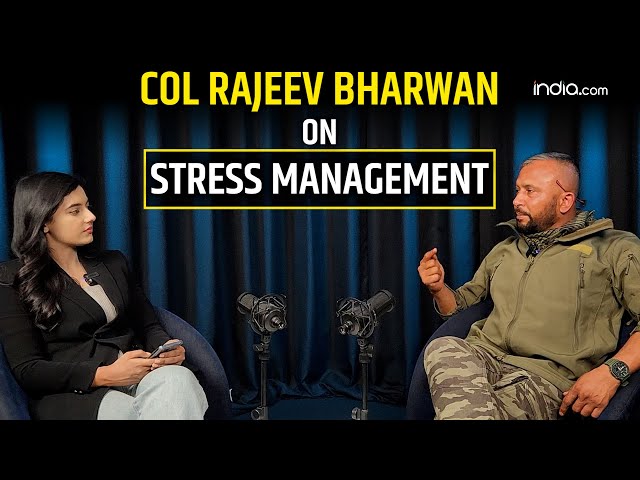 Col Rajeev Bharwan Motivation: Stress Management, Suicide and Social Media