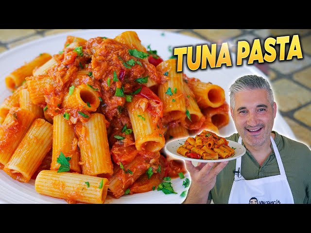 How to Make TUNA PASTA in RED SAUCE Like an Italian