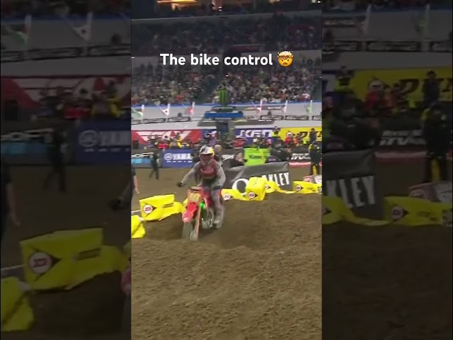Jett Lawrence with the incredible bike control! #SupercrossLIVE