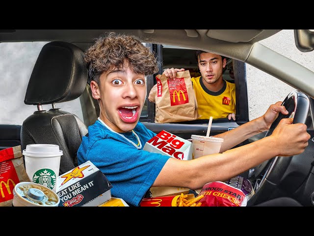I ATE Every DRIVE THRU in a Day