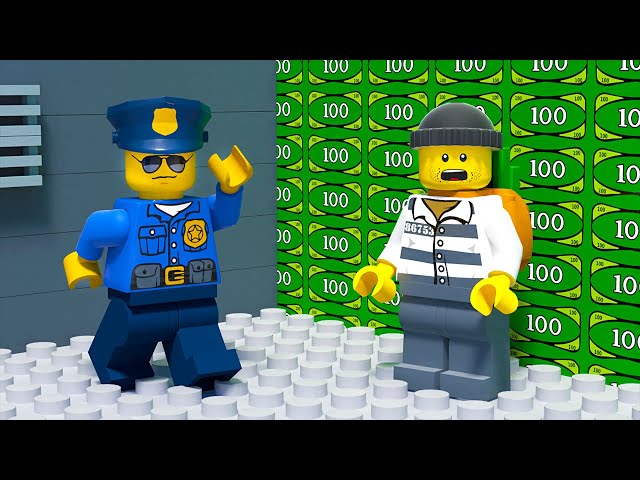LEGO Bank Robbery Fail - Tunnel