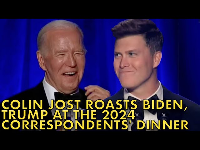 SNL's Colin Jost Roasts Biden, Trump, News Media at the 2024 White House Correspondents' Dinner