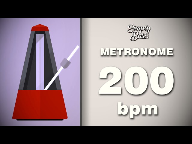 200 bpm - Metronome (Simply Bass)