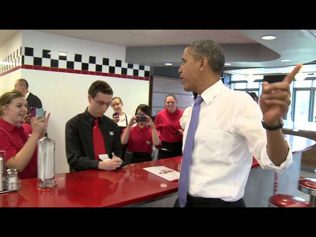 President Barack Obama Makes Surprise Visit