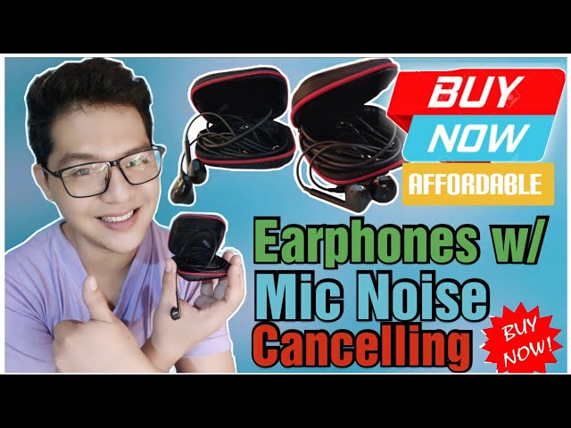 Affordable Earphones with Mic Noise Cancelling with Microphone Earphones Original High Quality