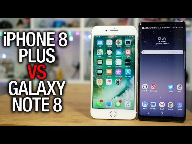 iPhone 8 Plus vs Galaxy Note 8: A surprisingly close fight... | Pocketnow