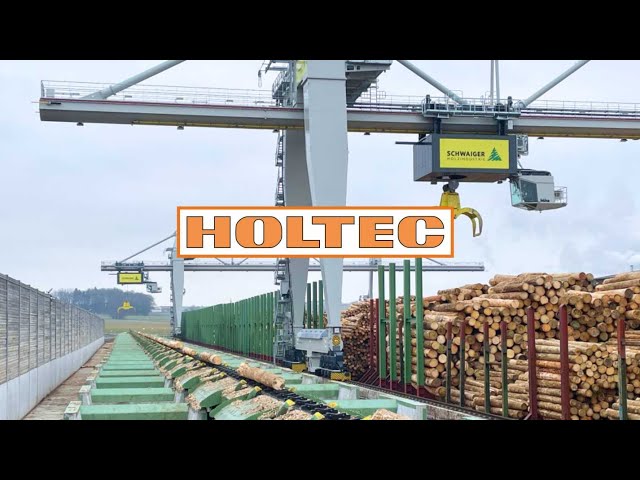 Schwaiger Holzindustrie - Rundholzplatz von HOLTEC