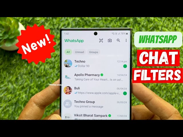 How to Use Chat Filters on WhatsApp - A Complete Guide || Filter Chat WhatsApp